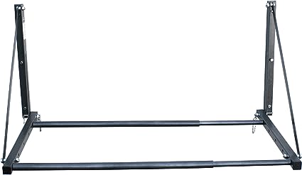A sturdy adjustable tire rack. 